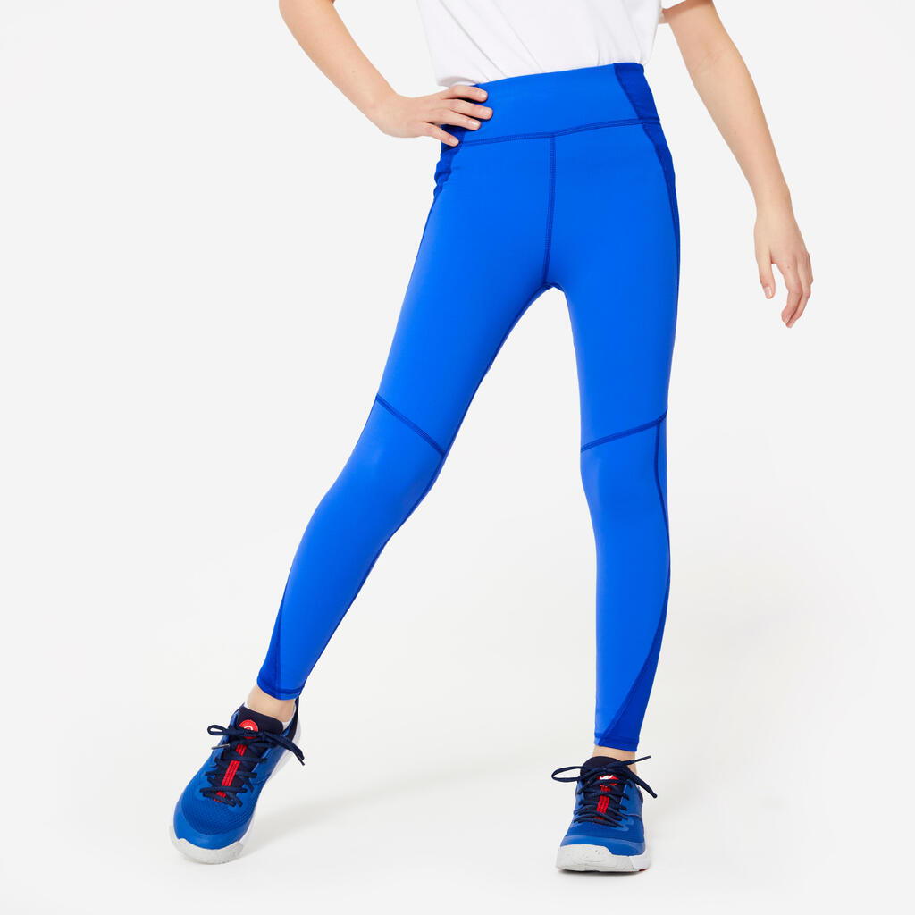 Girls' Breathable Leggings - Blue